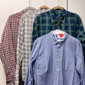 4 Shirts (2 Gap, 1 Jcrew, 1 Old navy)